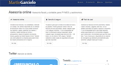 Desktop Screenshot of martingarciolo.com